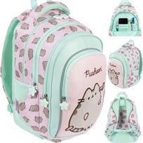 Mergaičių mokyklinė kuprinė 4 skyrių, Pusheen rožinė