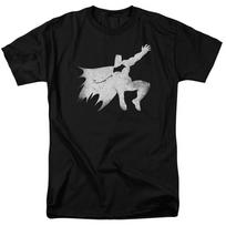 Batman V Superman Knight Silhouette Mens T Shirt Black Officially Licensed M white