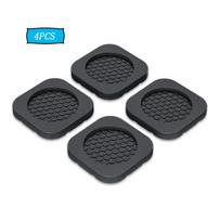 4/8PCS Anti-vibration Foot Pad Rubber Pad Non-slips  Mute Damper Bracket Universal Washing Machine Refrigerator Furniture Foot Pad 4Pcs black