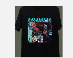 Liquid Swords Album Hip Hop Rap GZA T Shirt Gift For Fans All Sizes XXXL gray