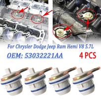 4 Pieces Engine Block Water Plug For Chrysler Dodge Jeep Ram Hemi V8 5.7L Non-MDS Extension Plugs Car Accessories 53032221AA