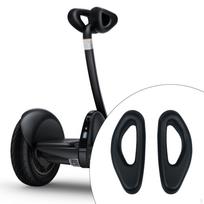 1 Pair Balance Bike Grips Foot Control Pad Parts Assembly Accessories Easy Replacement Handlebar No Screws black
