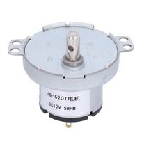 JS‑520T Sinchroninis variklis Patvarus DC 12V 5RPM Reduktorius Variklis Elektroniniams Gaminiams