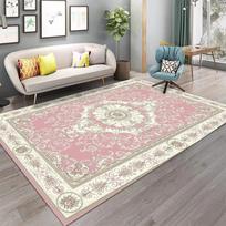 High Quality Carpet Retro Persian Bedroom Bedside Blanket Household Ethnic Style Coffee Table Floor Mat Sofa Blanket 50X80CM gray