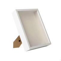 Džiovintų gėlių ekspozicija „Pasidaryk pats“ šešėlių dėžutės rėmelis Medinė kolekcija 3 cm vidinis gylis Apdovanojimai Atminimas White beige