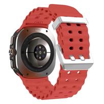 Marine Band For Samsung Galaxy Watch ultra Strap 47mm Accessories Two color Sport silicone Bracelet Galaxy Watch 7 ultra Straps Galaxy Watch Ultra