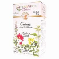 Celebration Herbals Organic Catnip Leaf & Blossom Tea, 24 Bags (Pack of 2)