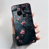 For TCL 60 NxtPaper 4G / 60 SE NxtPaper Phone Case Luxury Fashion Butterfly Flowers Black Soft Silicone Shockproof Cover Casing TCL 60 NxtPaper 4G gray
