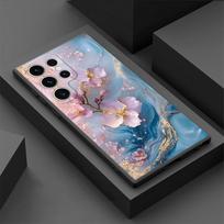 Case for Samsung Galaxy S23 Ultra S20 S24 Plus S21 FE S25 Edge Black Soft Phone Cover Interesting Marble Galaxy S23 FE gray