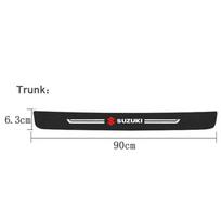 Automobilio durų slenksčio apsauginės lipdukų juostelės Suzuki Samurai Grand Vitara Jimny SX4 S Cross Alto Swift Sport Ignis black