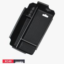 Volvo XC40 centrinės konsolės porankių laikymo organizatorius (2019-2026) black