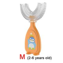 Kūdikių dantų šepetėlis Vaikų dantų burnos priežiūros valymo šepetėlis Minkštas silikoninis dantų šepetėlis Kūdikių dantų šepetėlis Naujagimiui skirtos prekės 2–12 m. L geltona