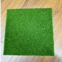 Realistiškas dirbtinės žolės kilimėlis žalias dirbtinis velėnas dekoratyvinė veja DIY kraštovaizdžio projektams 15x15cm žalia