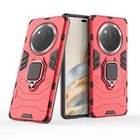 Kickstand Phone Case For Honor X9c Smart X9b Magic 7 Lite Magic 6 Cover With Ring Magnetic Bracket Shell Fundas Coque Honor X9c raudona