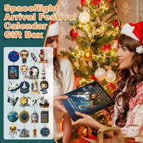 2D Plane Box 24PC Aerospace Advent  Calendar One Size brown