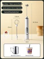 Zhao Ran Wireless Mini Electric Milk Frother & Egg Beater white