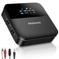 Digital Bluetooth Transmitter and Receiver for Bluetooth Transmitter and Simultaneous Connection of Two and HD 22 Hours of Continuous Operation juoda