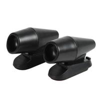 2Pcs Ultrasonic Animal Repeller Saving Wind Whistle Car Motorcycle Deer Warning Repeller Black Whistles black