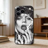 L-Lady G-Gaga Phone Case For iPhone 17,16,15,14,13,12,11 Plus,Pro Max,XS,Soft Silicone Black Cover iPhone13 gray