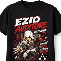 Ezio Auditore Assassins Creed Stealth Gaming Unisex TShirt S white