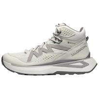 Salomon Odyssey ELMT Mid GORE-TEX Metal Plum Kitten Unisex Sneakers Cream Lunar-Rock L47362000 44 white