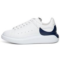 Alexander McQueen Oversized Sneaker 'White Navy Heel' 645863WHZ4L9098 44 white