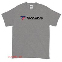 Naujas TECNIFIBRE TENNIS Logotipas Amerikietiški Juokingi Marškinėliai JAV dydis SXXL Unisex Marškinėliai M black