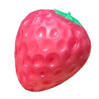 Kids  Childrens Soft Strawberry Stress Squeeze Ball Color Change Slow Rebound Fruit Fidget Vent Decompression Adult Toy Gift Present įvairiaspalvis