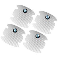 4 vnt. Automobilio durų rankenėlių apsauginė lipduko emblema Automobilio dekoravimo stilius BMW M Performance 1 3 5 7 serijai M3 M4 M5 M6 X1 X3 X5 X6 X7 E30 E34 E36 E39 5 balta