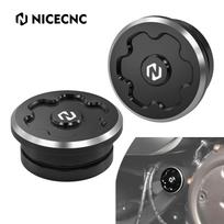 NIECCNC Motorcycle Swingarm Hole Plugs for Harley RH1250S Sportster S 2021 2020 2023 2024 juoda balta spalva