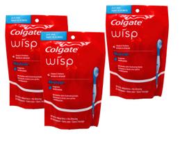 Colgate Wisp Vienkartiniai Mini dantų šepetėliai be vandens, Mėtų skonio, 24 šepetėliai x 3 pakuotės (Iš viso 72 teptukai) white