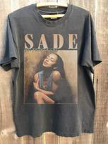 Sade Adu 2024 Turo Marškinėliai 90-ųjų Grafinis Pop Muzikos Anglies Spalvos Unisex Marškinėliai S-5XL L black