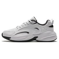 Anta Fabric Synthetic Leather Ace Shock Absorbing Lightweight Low Top Dad Shoes Men sneakers White 912338802-10 40 gray