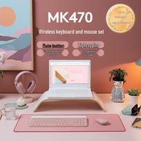 Logitech MK470 Slim Belaidžio Klaviatūros ir Pelės Rinkinys - Rožinis
