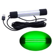 Fish Finder Light Deep Drop Fishing Light Underwater Night Fishing Light Fishing Attractants with 5m Cord žalia