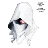 Halloween cos costume male solid color assassin's creed hooded cape same medieval cosplay costume One size fits all juoda