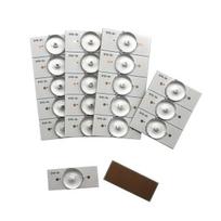 32-65 LED TV Repair with Optical Lens Fliter 3V SMD Lamp Beads Backlight Bead Led Light Strip Parts 20pcs Lamp Beads