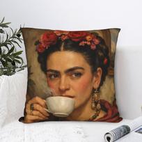 F-Fridas K-Kahlooo Pillow Case  Retro Trendy Pillow Cover Soft Pillowcases For Living Room Sofa 30X30CM