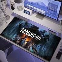 Large Mouse Pad Gamer D-Dead By Daylight Pc Gaming Accessories Mausepad Deskmat Non-slip Mat Mousepad Mats Keyboard Cabinet Pads 30cmx60cm(11.8x23.6inch) white