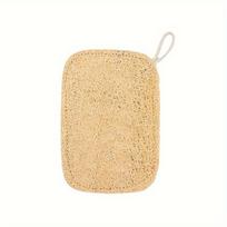 1 vnt. Tvarios lufos kempinės, universalios kūno ir veido šveitimui, virtuvės ir vonios valymo šepetys 1pc beige
