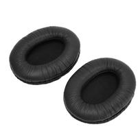 Pakeičiamos ausų pagalvėlės Oda Bass sustiprinimas Patogios ausinių pagalvėlės Remonto dalys, skirtos MDR NC60 MDR D333 DR BT50 black