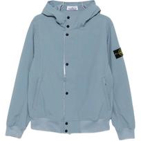 Stone Island logotipas Užtrauktukas Ilgomis rankovėmis su gobtuvu Striukė Vyriškos striukės L1S154100118S0A22-V0024 L gray