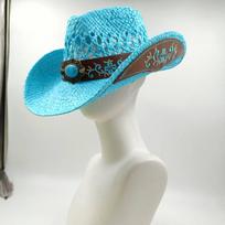 Lemon Yellow Cowboy Straw Hat Embroidered Decal 2024 Western Cowboy Sun Hat Spring Knight Hat Summer Wide brimmed Hat Sombrero 56-58cm gray