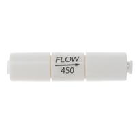 Water Reverse Osmosis Flow Restrictor with Quick Connect Fitting 1/4'' Push to Connect for RO System 300/450/800CC