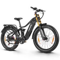 CEAYA MX500 Black 48V 20Ah LG battery, 26×4.0-inch tyres, 7-speed aluminium frame, hydraulic brakes, colour display, electric bicycle EBIKE