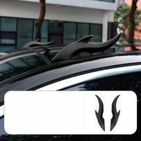 3D drakono automobilio stogo dekoracija Šalmo dekoracija Motociklo dekoras Ornamentas Helovino automobilio stogo aksesuarai Black black