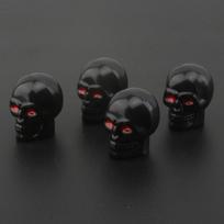 Skull Valve Valve Caps Car Wheel Plugs For Alloy Wheels Tire Valve Cap Auto Valve Cover Nipple Caps For Cars Motorcycles Bikes juoda