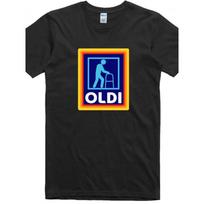 Funny Oldi Parody Show T-Shirt for Men & Women - Cotton Casual Short Sleeve Round Neck Tee with Iconic TV Show Logo Print - Funny Gift for Dad, S įvairiaspalvis