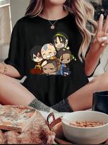Avatar The Last Airbender chibi T-shirt XL