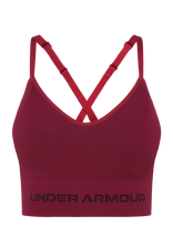 Under Armour - Vanish Seamless Low Bra - Sportinė liemenė - Burgundiška splava